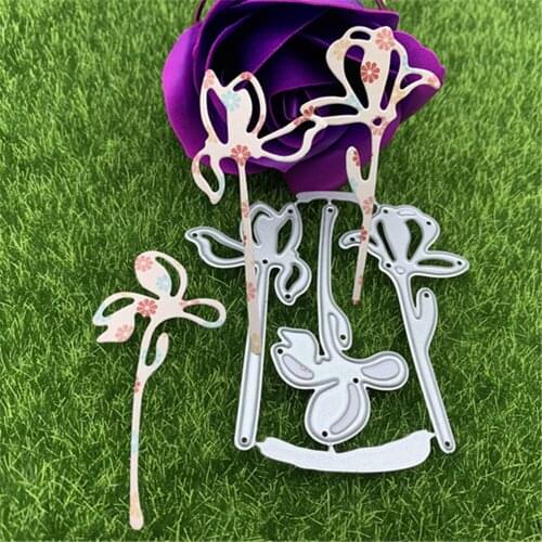 3Pcs Flower Petals spring leaf Metal Cutting Dies for DIY Scrapbooking Album Paper Cards Decorative Crafts Embossing Die Cuts