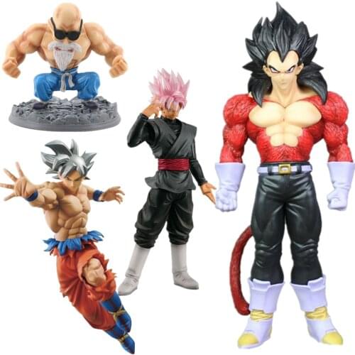 Dragon Ball Z Anime Doll Son Goku Broli Vegeta PVC Action Doll Toy Model Super Saiyan Gokita Vegeta Gohan Statuette