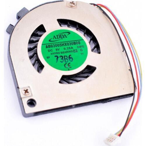 AB03005HX030B00 3cm 30x30x3mm 3003 30mm fan DC5V 0.28A miniature ultra-thin 4 line side blowing blower cooling fan