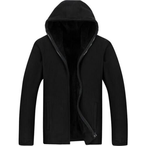 Men Military Tactical Jackets Autumn Winter Hooded Fleece Warm Coats Outwear Solid Sweatshirts Windbreaker Clothing-D