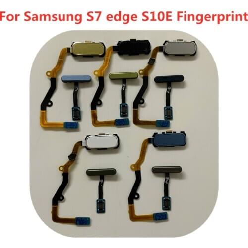 Original For Samsung Galaxy S7edge G935 S10e G970 Home Button Touch ID Fingerprint Sensor Keypad Flex Cable Repair