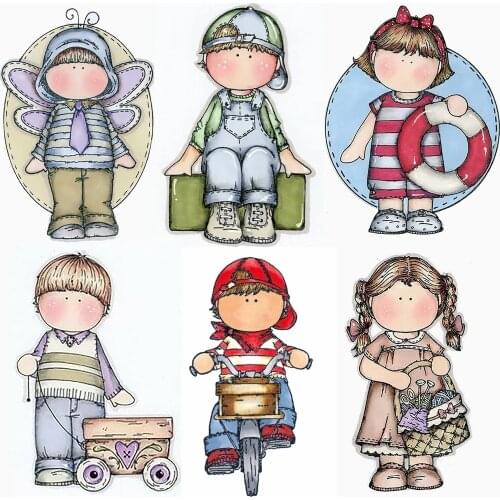 Lovely Boy with Girl Cutting Dies Human Doll Dies for DIY Craft Scrapbooking Cards Decorative 2020