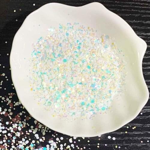 30g/Opp Christmas Snow White Sequins RAINBOW BRIGHT Cutting Dies Scrapbook Diary Decoration Stencil Ebossing Template DIY