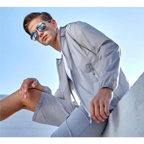 Outdoor Sun Protection Clothing man Ultra-thin Windproof Breathable Cycling Clothes Camouflage Quick-drying Fishing Jack 9001A