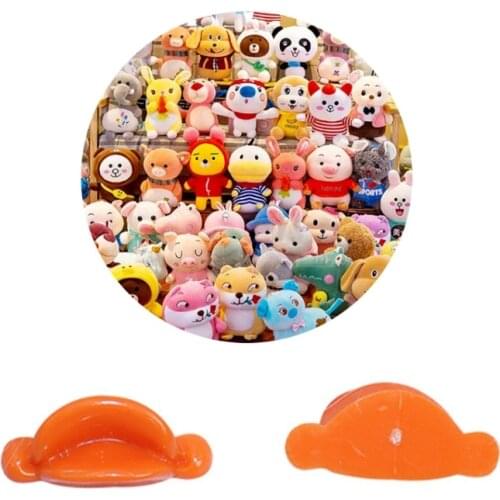 10PCS Creative DIY Handicrafts Duck Toy Accessories Spare Part Screw Style Duck Bill Duck Mouse Nose for DIY Handicrafts