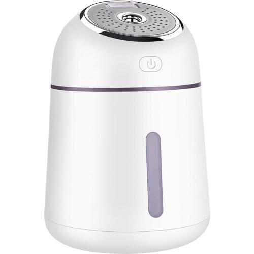 DC 5V 4-In-1 USB Humidifier Air Purifier Aroma Diffuser Mist Maker With USB Fan & LED Night Light Fit For Car ,Home, Office