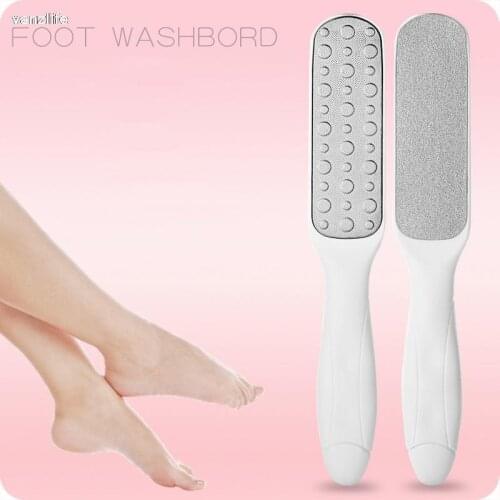 Vanzlife Foot a pedicure scraper artifact grinding stainless steel double-sided rub heel to calluses scraping bath brush
