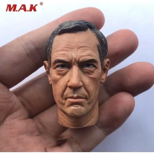 1/6 Tom Hollander Head Sculpt Old Male Head Carved Model For 12" Man Action Figure