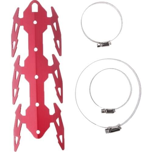 24cm Motorcycle Exhaust Muffler Pipe Leg Protector Heat Shield Cover