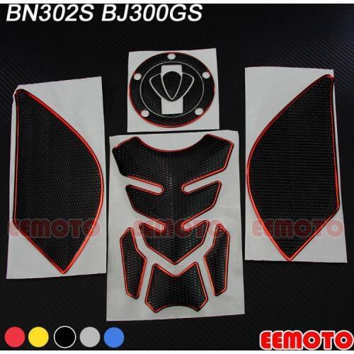 3D Motorcycle Tank Pad Protector decoration Stickers Decals Gas Fuel Knee Grip Traction Side for Benelli 300 BJ300 GS bn302