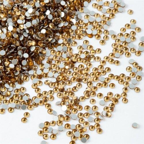 All Sizes Lt.colo.topaz 3D Nail Rhinestones стразы Non HotFix Stones Flatback Glass Glitter For Decoration Nails Art 186
