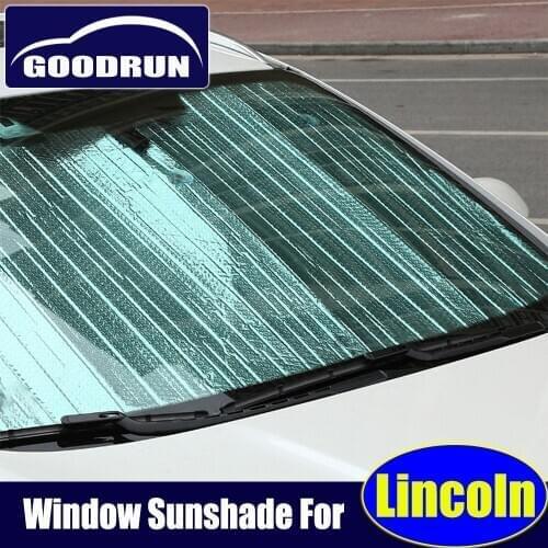 Car sun shade uv protector for Lincoln MKC MKX NAUTILUS umbrella inside windshield window magnetic sunshade sun visor parasol