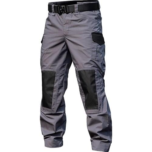Men Military Tactical Cargo Pants Army Green Combat Trousers Multi Pockets Gray Uniform Paintball Airsoft Autumn Work Clothing