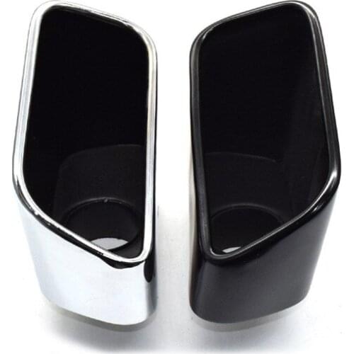 2 Piece Black /Silver Stainless Steel Muffler Tip For B-MW X3 X4 Car Styling Rear Exhaust Systems Exhaust Pipe Nozzles