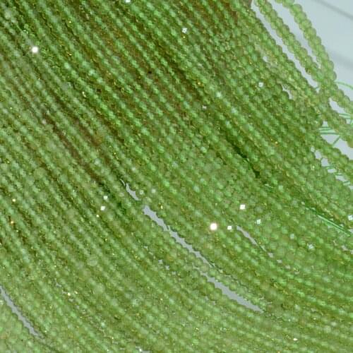 Natural Peridot Faceted Rondelle Beads 2x3mm,3x4mm