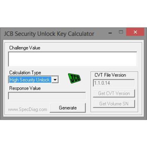 JCB SECURITY UNLOCK KEY CALCULATOR v0.2
