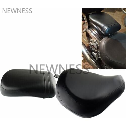 Motorcycle Leather Rear Front Driver Cushion Seat Set For Suzuki Boulevard C50 2004-2013 Intruder Volusia VL800 2001-2004