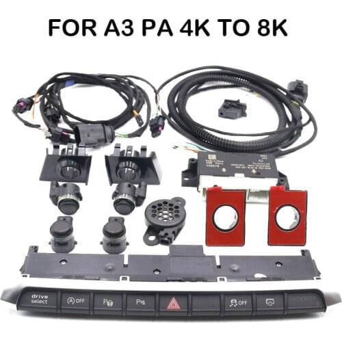 Front Parking Sensor Set Front PDC 8K OPS UPGRADE 4K TO 8K For AUDI A3 8V 2017 Facelift