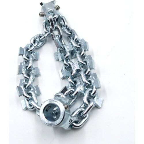 LEADFEN with drill-head sewer clog remover DN125mm tube cleaning knocker 12mm flexible shaft cable drain cleaning cutter