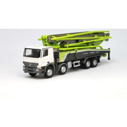 1/100 Scale Zoomlion ZLJ5440 THBBE 56X-6RZ Concrete Pump Truck Diecast Model