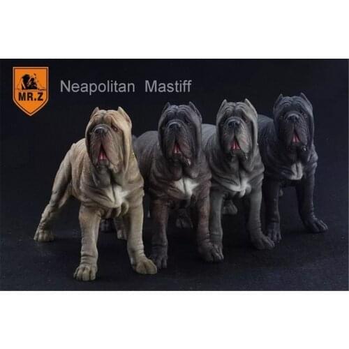 Mr.Z 1:6 Scale Neopolitan Mastiff Neapolitan Mastiff Pet Healing Figure Animal Model Toy Collector Decoration Kid Gift