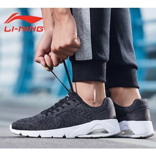 Li-Ning Men BUBBLE ACE SC Classic Walking Shoes Cushion Mono Yarn Breathable LiNing Fitness Sports Shoes Sneakers AGCN029 SAMJ18