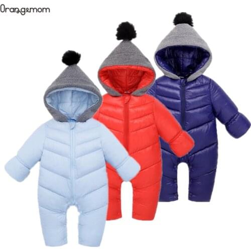 Baby Clothes Spring Autumn Cotton Baby Romper Long Sleeve Cute Blue penguin Cartoon Design Pajama Newborn Boys Clothes 12-24M