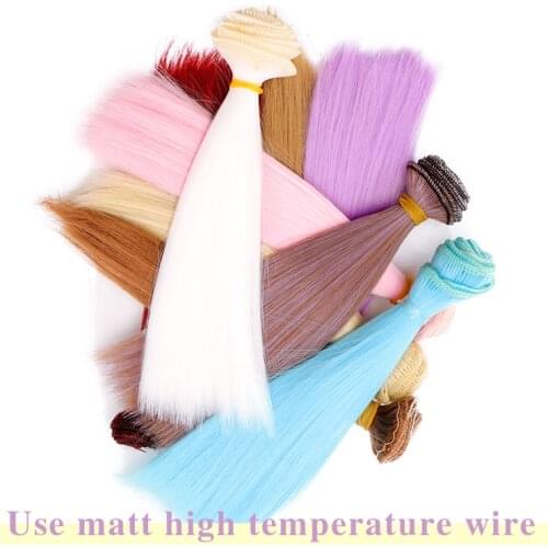 7CM Teil Doll Hair Cover, DIY Hairline For Kurhn Night Lolita Wig Synthetic Fiber Doll Wig, BJD High Temperature Silk Weft BJD S