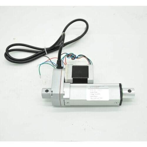 9-36V DC Belt Driven Stepper Motor Linear Actuator 50mm Stroke