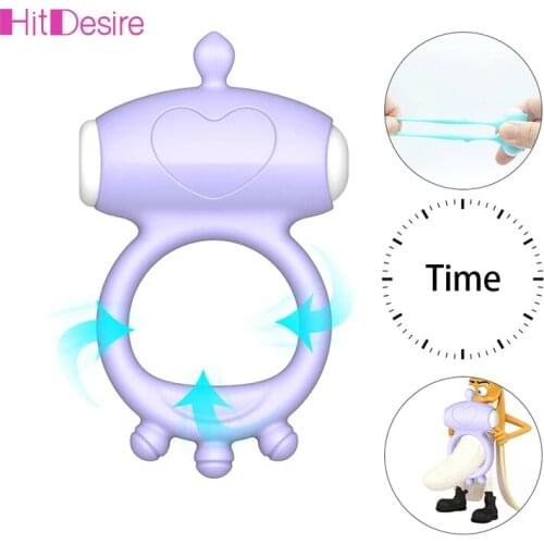 HitDesire Sexual Silicone Penis Ring Kit Bendable Time Lasting Ring for Time Delay Adult Sex Toys