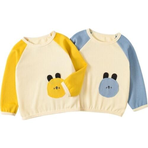 Boys Girls Sweatshirt Kids Children Sweater Toddlers Pullover Youth Crewneck Raglan Cotton Clothes Spring Summer Fall Autumn