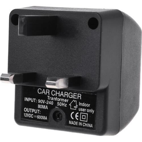 1pcs UK Plug 220V AC Power to 12V DC Car Cigarette Lighter Converter Supply Adapter