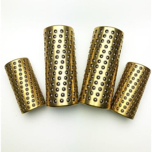 1pcs 50mm 60mm inner diameter brass bushing steel ball sliding sleeve cage keep circle ring guide post hollow column