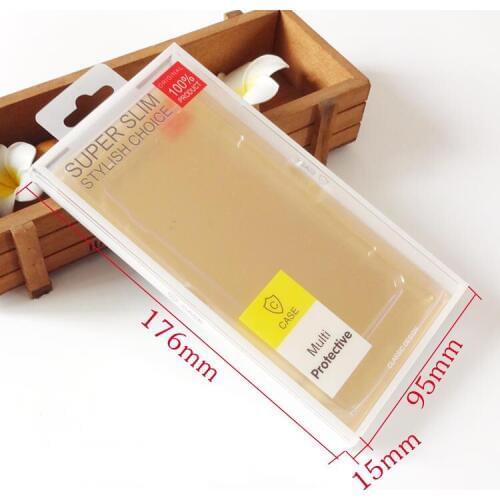 100 pcs Wholesale Classical pvc packaging package box for alcatel stellar tru phone case with inner trays packaging package box