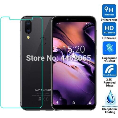 2pcs For Umidigi A3 Tempered Glass Front Protective Film 9H Explosion-proof Screen Protector For Umi A3 Pro 5.5" Guard