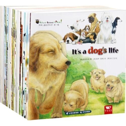 3-9 year 60 book/set Go wild! Natural Science for Kids English Picture Book Encyclopedia advanced extracurricular reading books