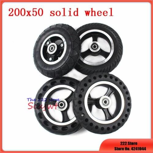 8" X 2") 200X50 solid Tire fits for electric Gas Scooter & Electric Scooter wheelchair wheel 8 inch explosion-proof tyre wheel