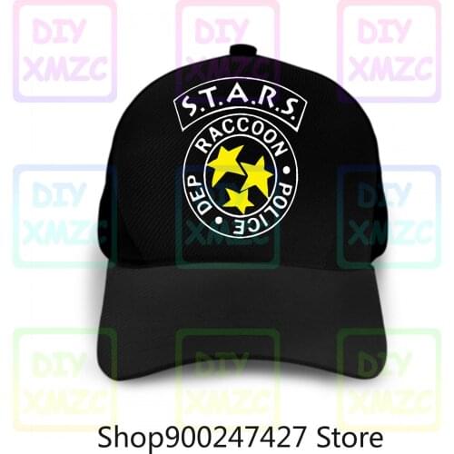 Stars Raccoon City Baseball Cap Police Hats Vintage Gift For Men Women Funny Hats