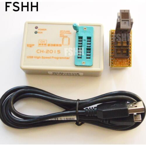 CH2015 SPI FLASH High-speed Programmer+for 93c/93lc chip SOT23-6 Adapter FLASH/EEPROM Programmer