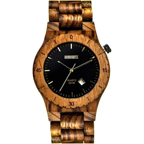 Watch Zebrano Wood Sequitor
