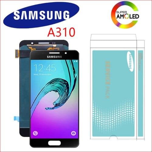 Original 4.7'' SUPER AMOLED For SAMSUNG Galaxy A3 2016 A310 LCD Display A310F A3100 Touch Screen Digitizer Assembly