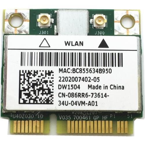 For E5530 E6330 E6430 E6230 Wireless 1504 DW1504 BCM94313HMG2L WiFi 802.11 b/g/n Half-Height MINI PCI-E Card