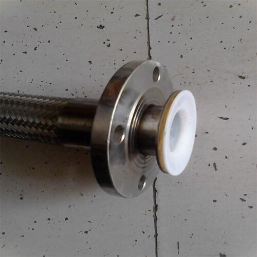 DN50,Stainless Steel Overbraided PTFE Flexible Hose,Both Ends W/SS Flange