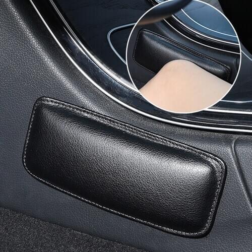 PU Leather Elastic Cushion Car Armrest Pad Knee Mat Thigh Support Door Interior Strap On Off Road 4x4 Caravan Auto Accessories