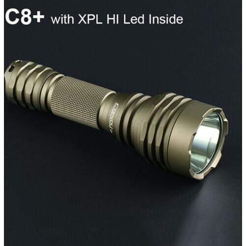 Torch Flashlight Convoy C8+ with XPL HI Lanterna Led Flash Light 18650 Latarka Camping Fishing Lantern Portable Work Bike Lamp