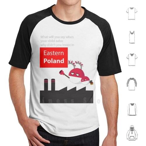 Invest In Eastern Poland T Shirt Print 100% Cotton New Cool Tee Polandball Poland Countryball Eastern Poland