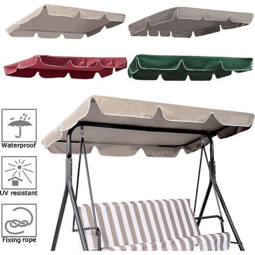 Canopy Swings Garden Courtyard Outdoor Swing Chair Hammock Summer Waterproof Roof Canopy Replacement Swing Chair Awning
