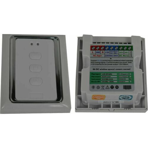 Receiver Transformer Push Button with remote control optional For Automatic Window Opener
