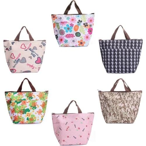 Korean fashion multifunctional travel portable thickened thermal insulation lunch box bag waterproof portable outdoor lunch bag