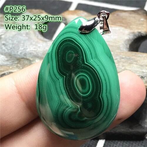 Natural Green Malachite Chrysocolla Pendant,Malachite Jewelry For Women Men Silver Crystal 37x25x9mm Water Drop Beads Gemstone A